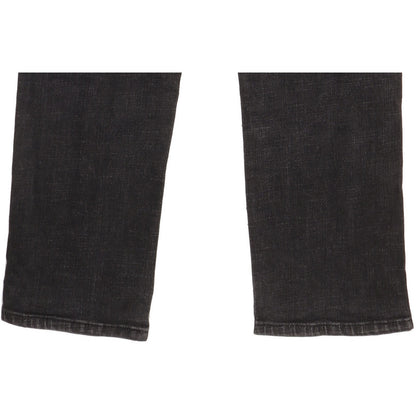 Levi's Men Black Straight Slim Stretch Jeans W34 L32