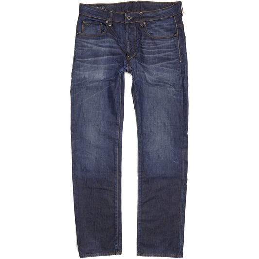 G-Star 3301 Men Blue Straight Regular Jeans W33 L33