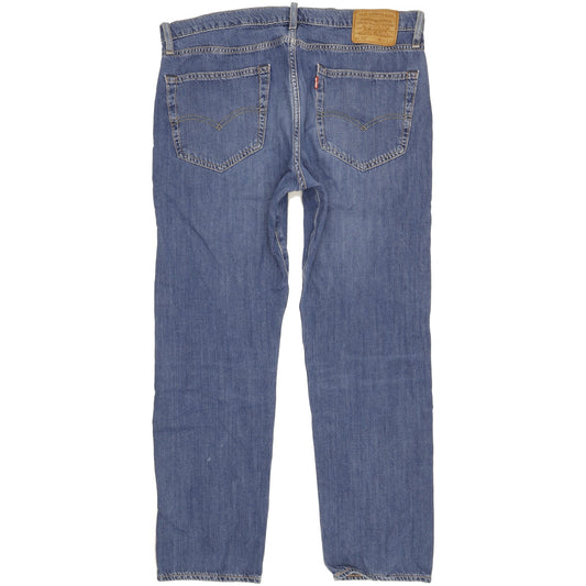 Levi's 502 Men Blue Tapered Regular Stretch Jeans W34 L29