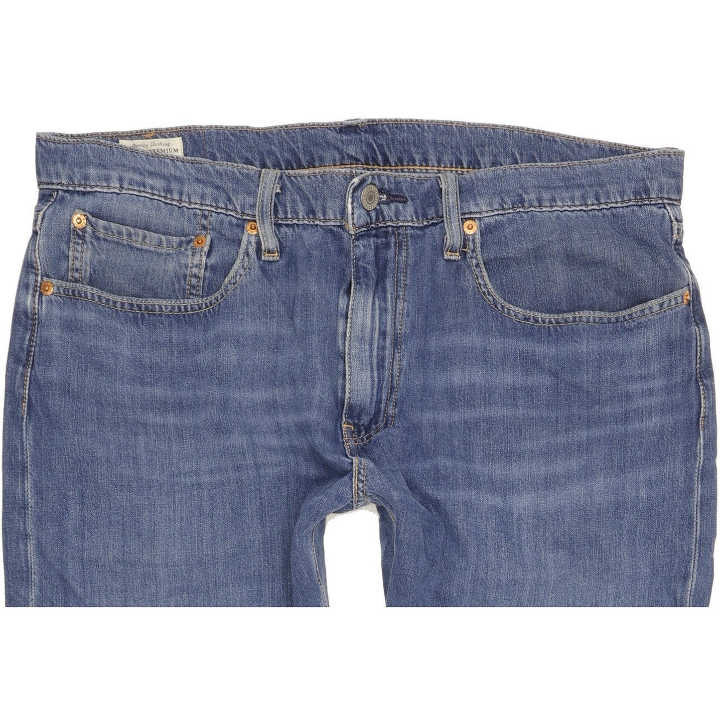 Levi's 502 Men Blue Tapered Regular Stretch Jeans W34 L29
