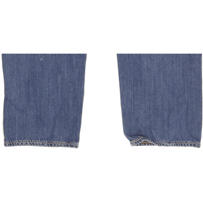 Levi's 502 Men Blue Tapered Regular Stretch Jeans W34 L29