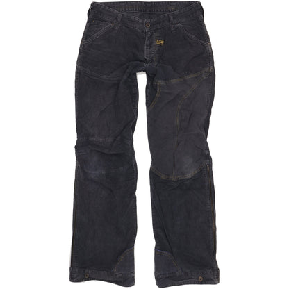 G-Star Men Black Bootcut Regular Trousers W32 L35