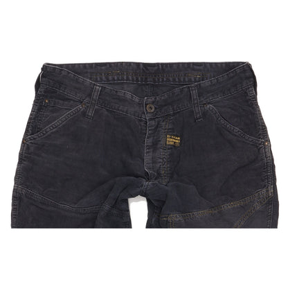 G-Star Men Black Bootcut Regular Trousers W32 L35