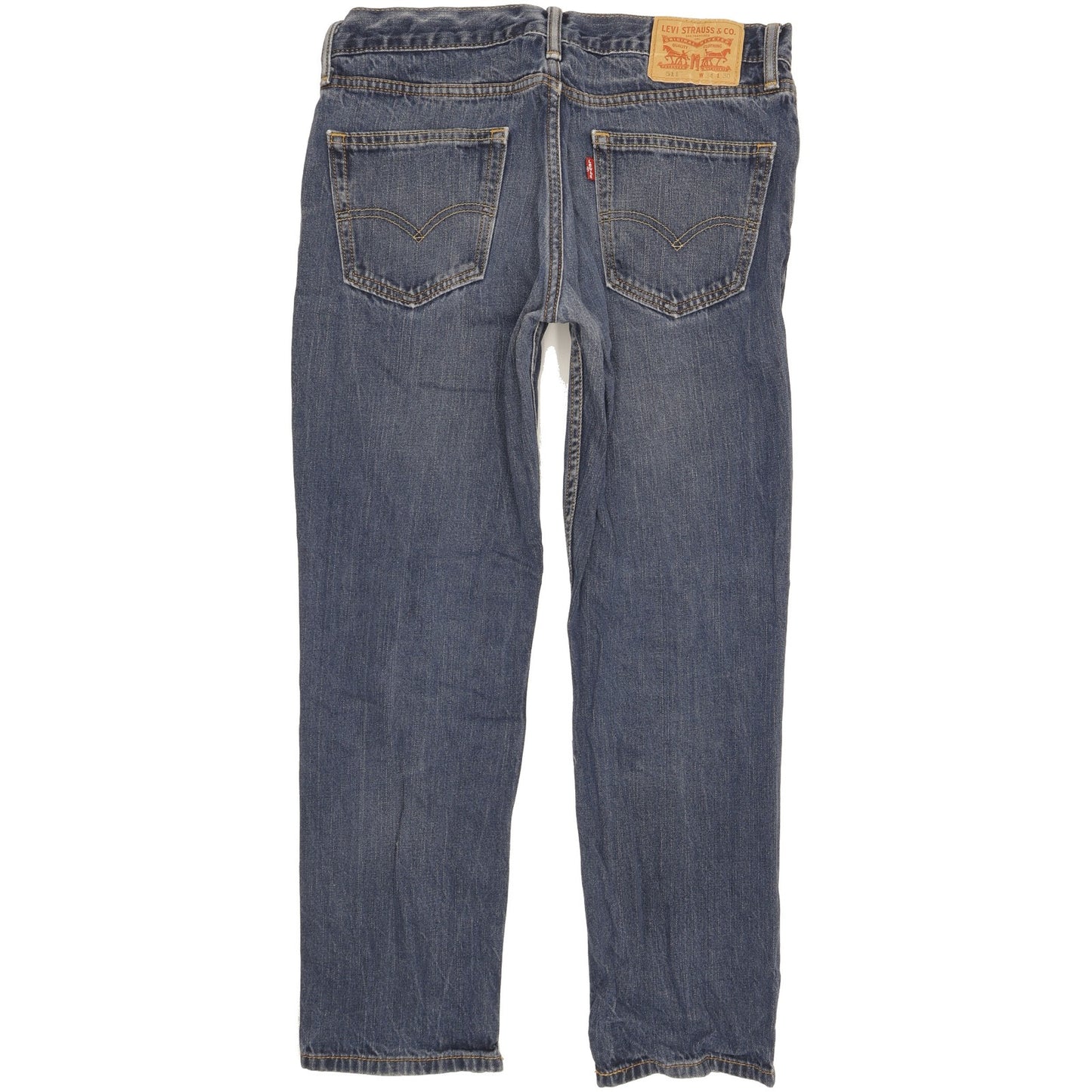 Levi's 511 Men Blue Straight Slim Jeans W34 L27