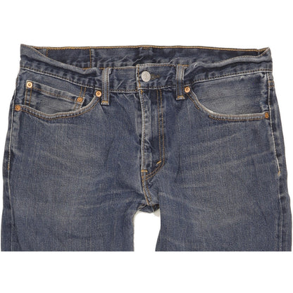 Levi's 511 Men Blue Straight Slim Jeans W34 L27