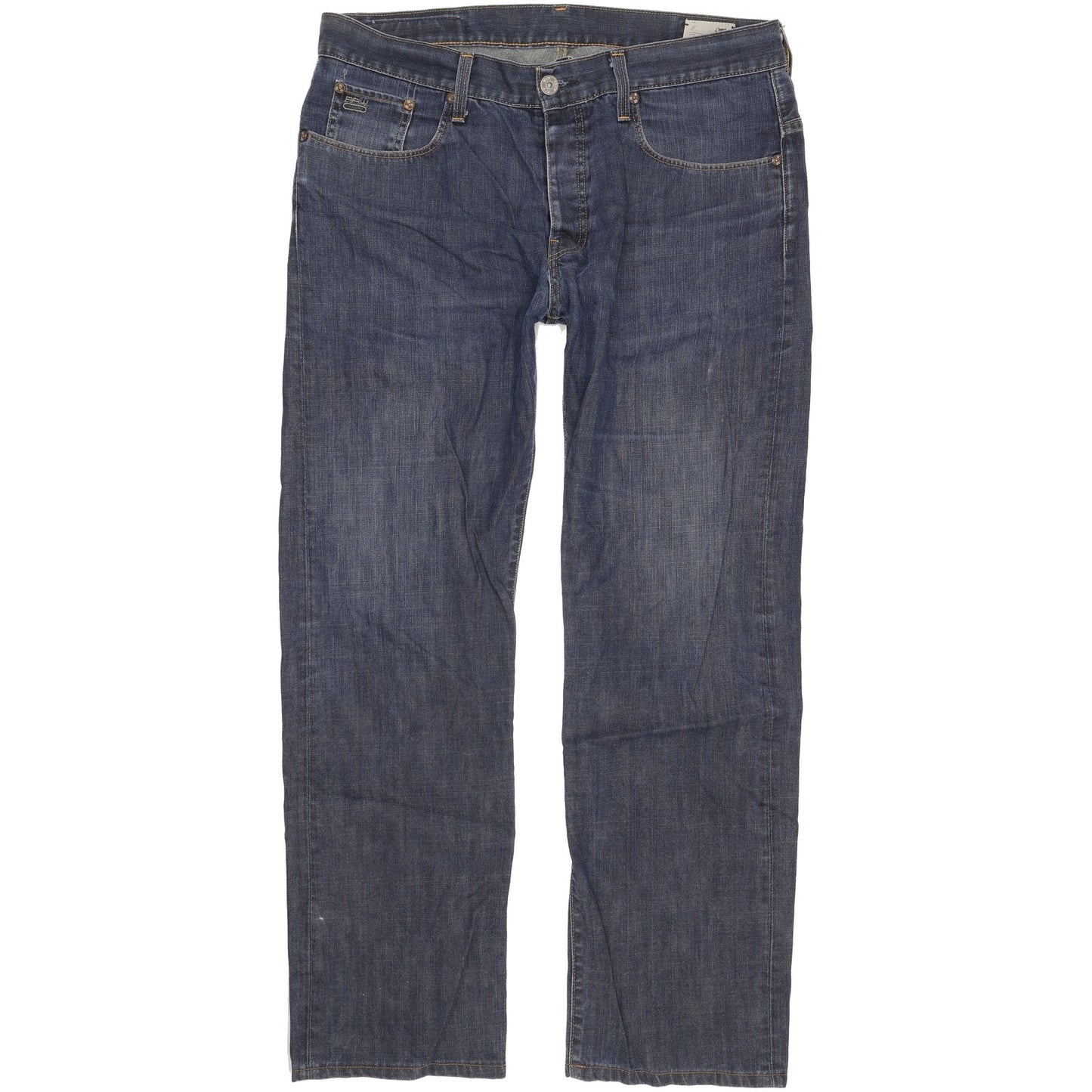 G-Star Men Blue Straight Regular Jeans W36 L31