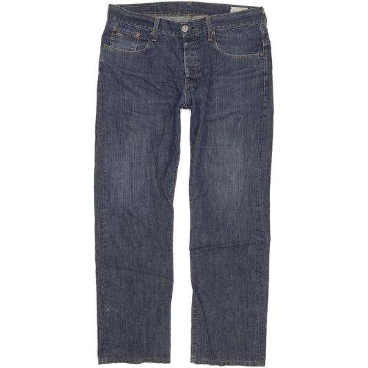 G-Star Men Blue Straight Regular Jeans W36 L31