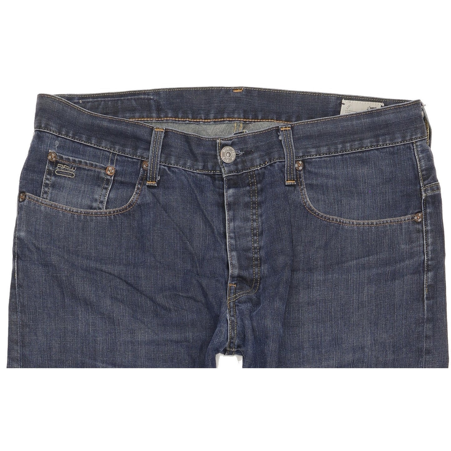 G-Star Men Blue Straight Regular Jeans W36 L31