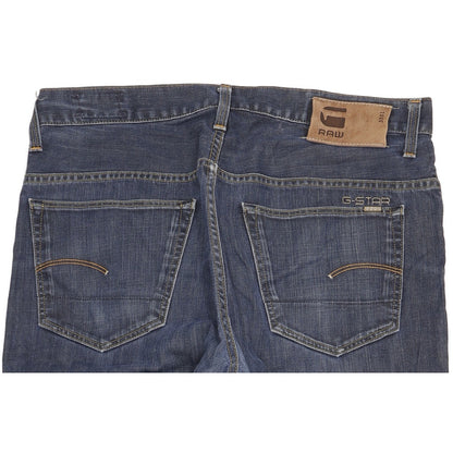 G-Star Men Blue Straight Regular Jeans W36 L31