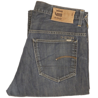 G-Star Men Blue Straight Regular Jeans W36 L31
