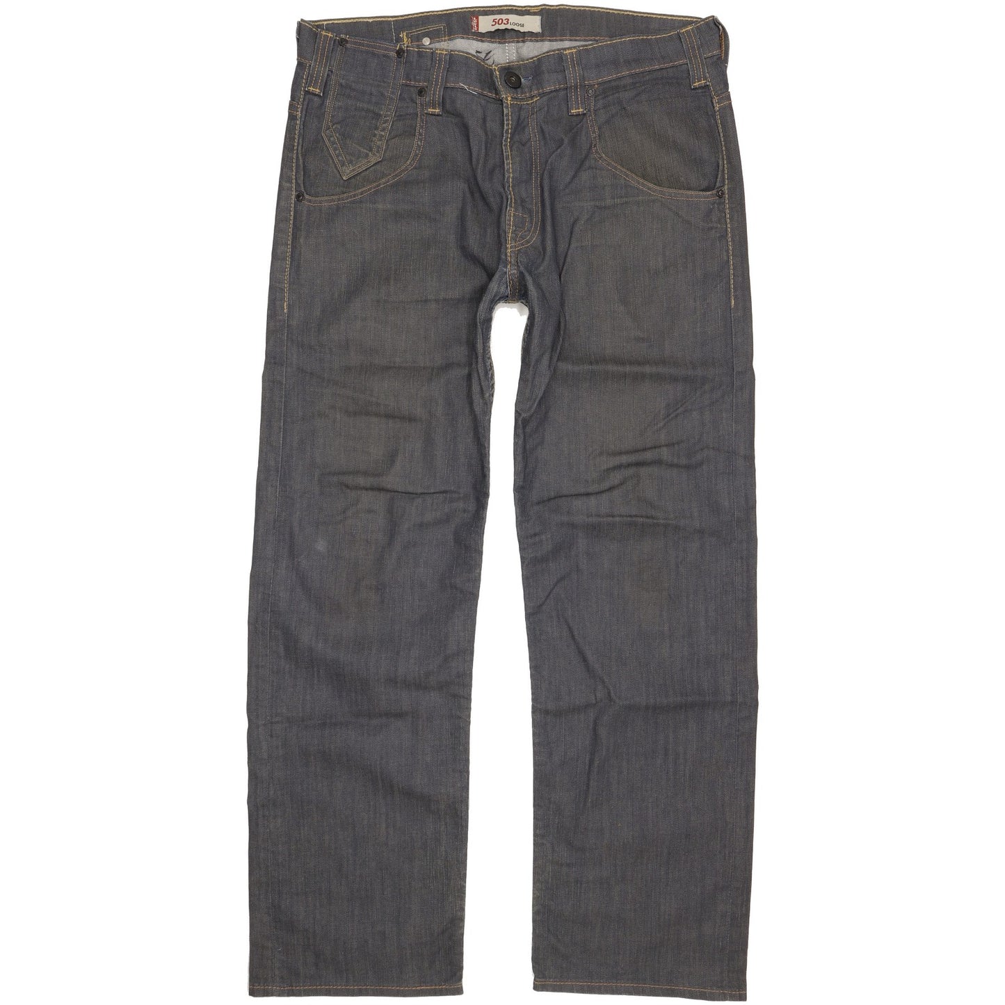 Levi's 503 Men Blue Straight Loose Stretch Jeans W33 L32