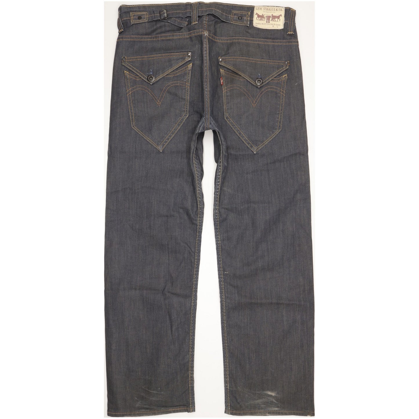 Levi's 503 Men Blue Straight Loose Stretch Jeans W33 L32