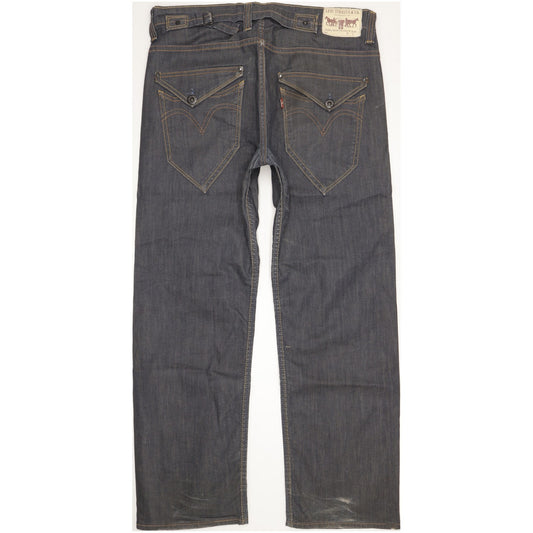 Levi's 503 Men Blue Straight Loose Stretch Jeans W33 L32