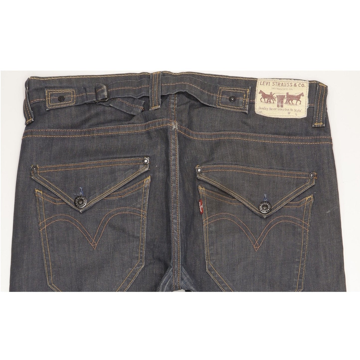 Levi's 503 Men Blue Straight Loose Stretch Jeans W33 L32