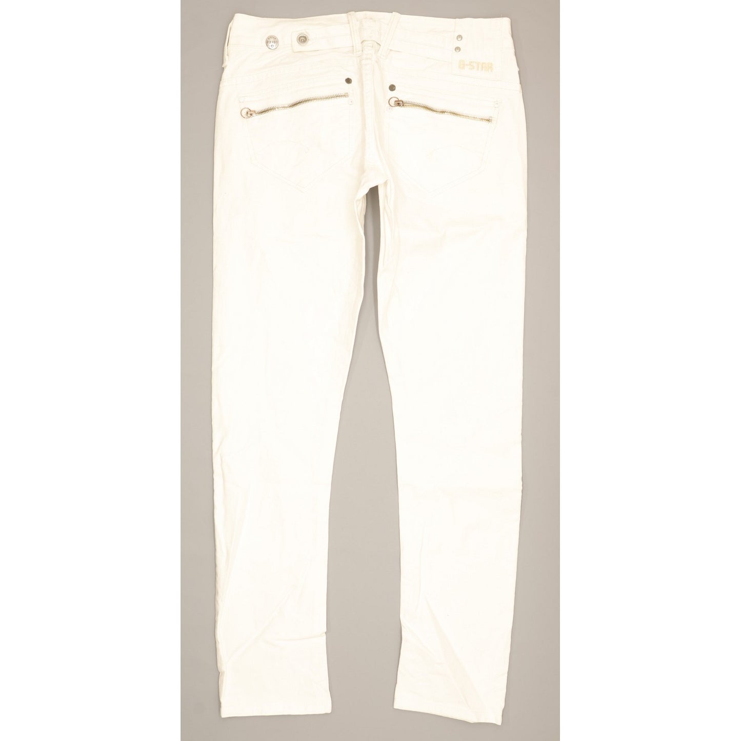 G-Star Corvet Women White Skinny Slim Stretch Jeans W31 L30