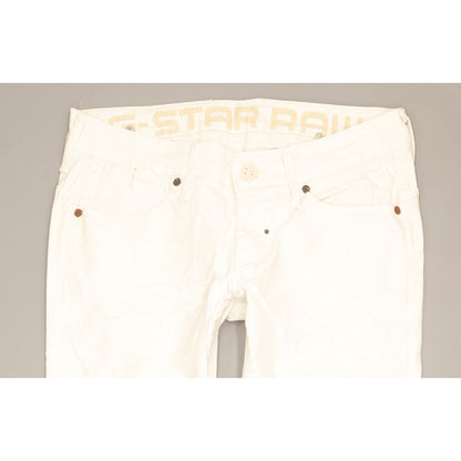 G-Star Corvet Women White Skinny Slim Stretch Jeans W31 L30