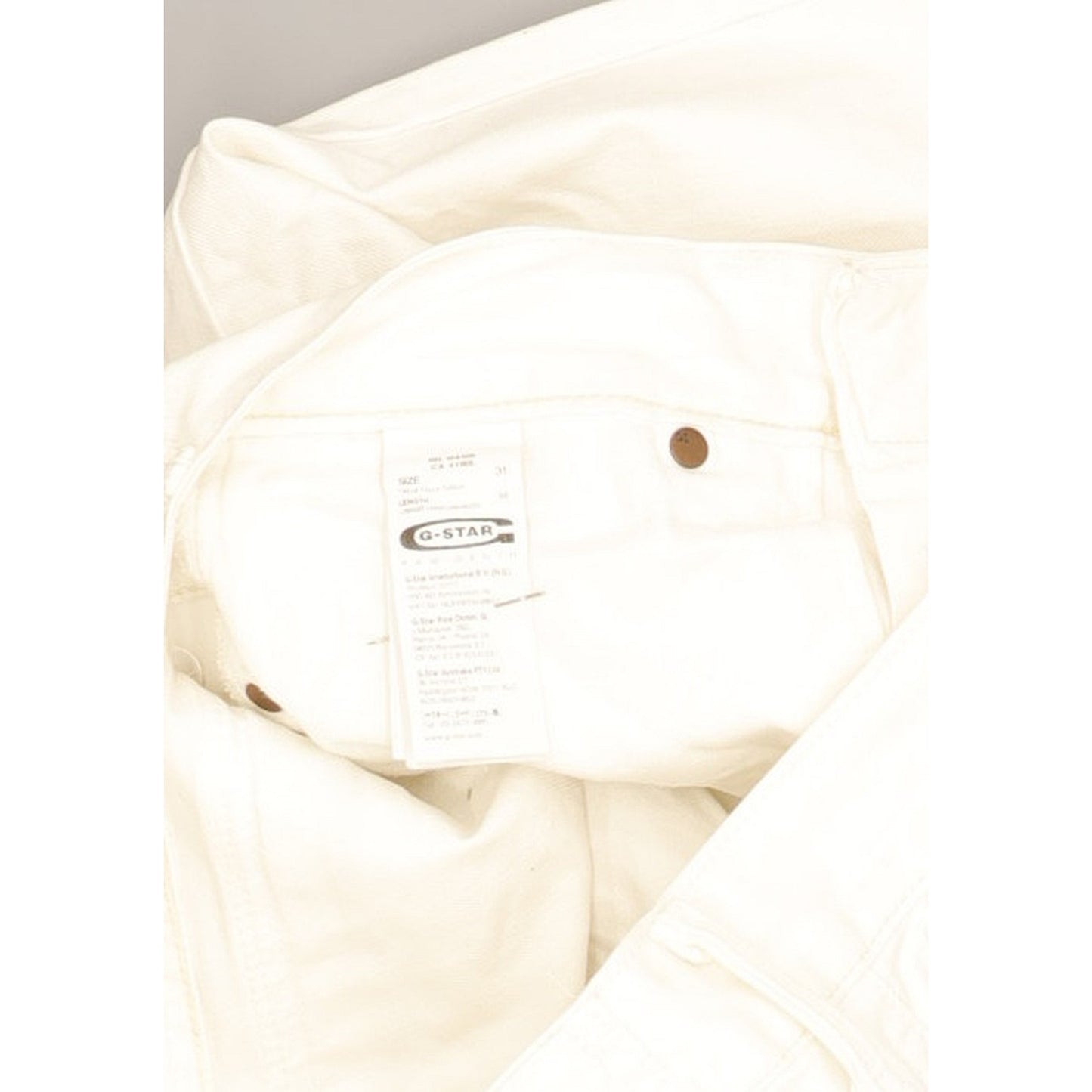 G-Star Corvet Women White Skinny Slim Stretch Jeans W31 L30