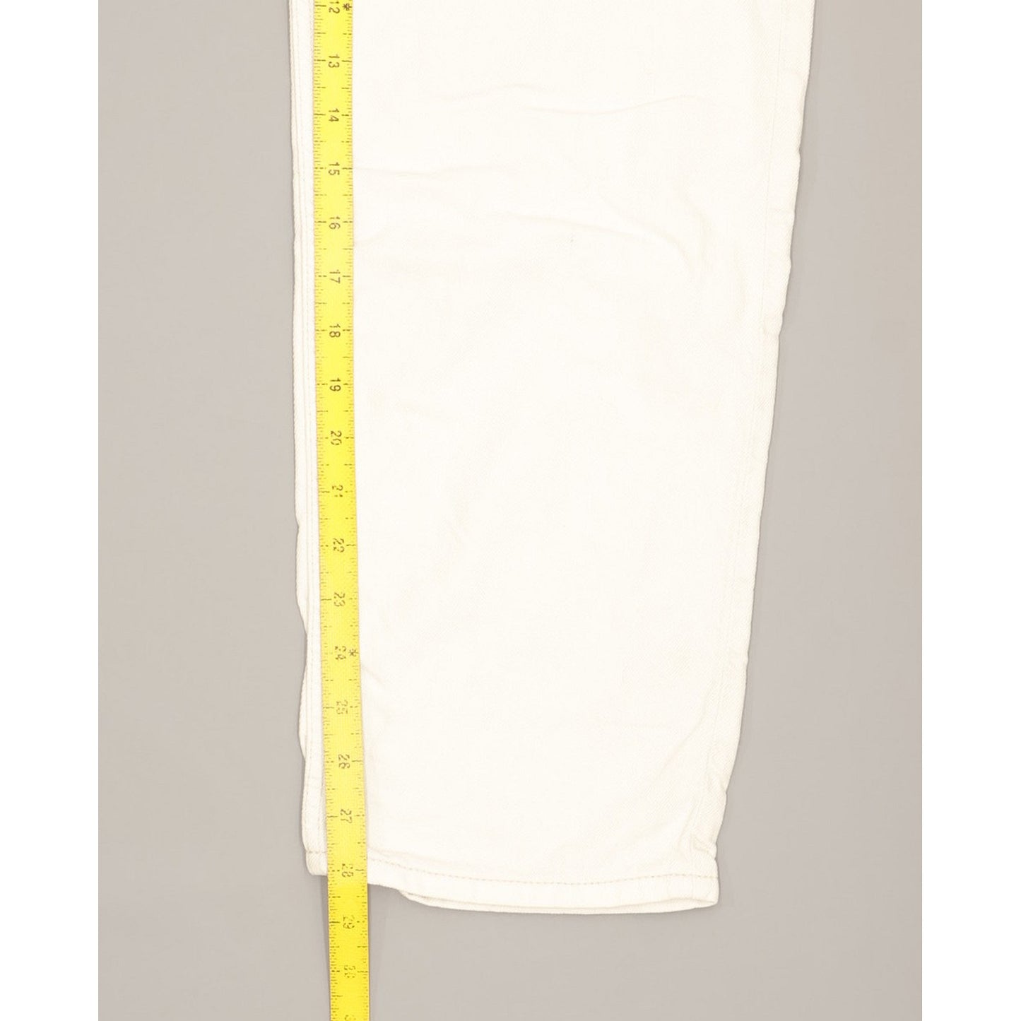 Lee Men White Straight Regular Jeans W34 L28