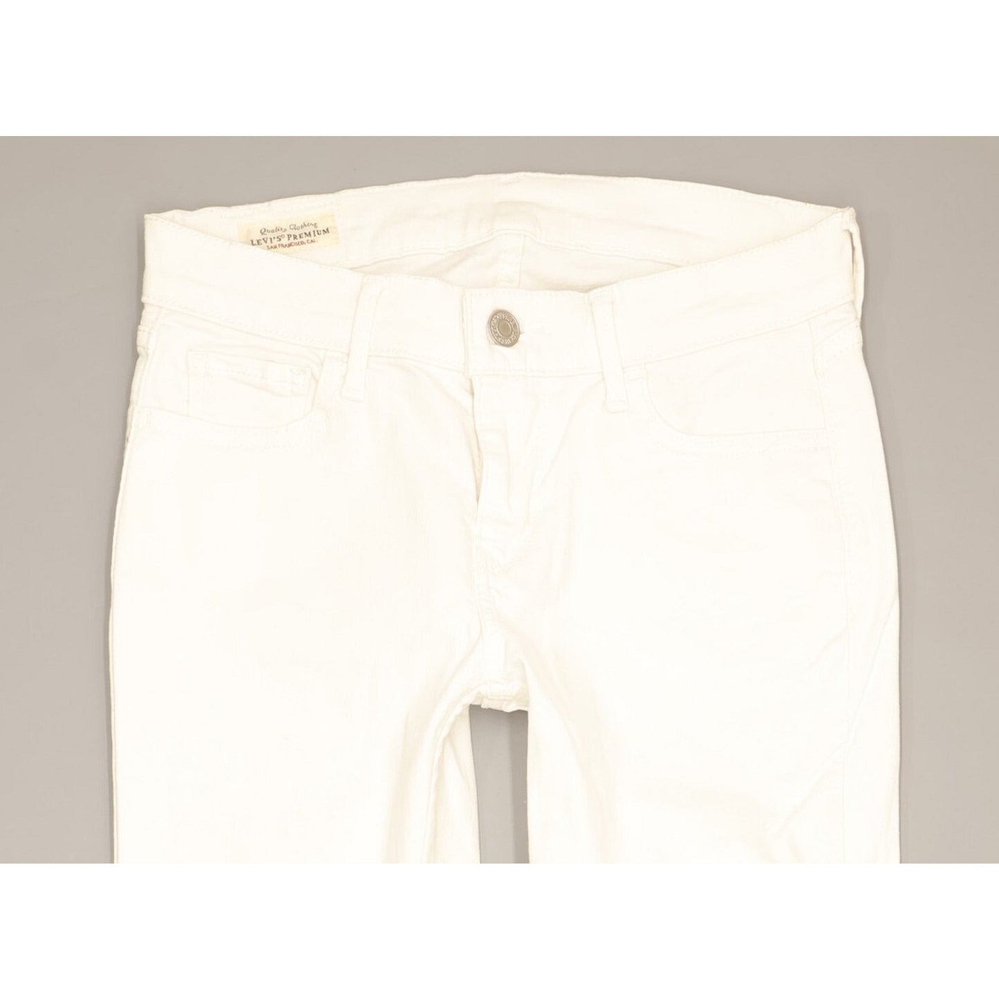 Levi's Women White Skinny Slim Stretch Jeans W26 L29