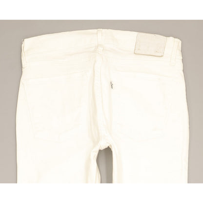 Levi's Women White Skinny Slim Stretch Jeans W26 L29