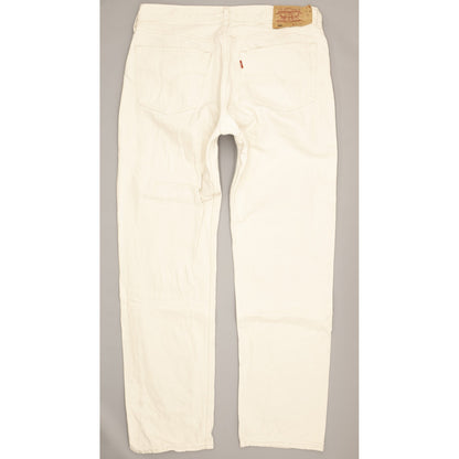 Levi's 501 Men Beige Straight Regular Jeans W37 L34