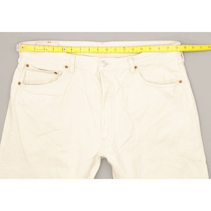 Levi's 501 Men Beige Straight Regular Jeans W37 L34
