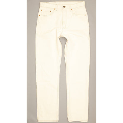 Levi's 505 Made in USA Men Beige Straight Regular Jeans W33 L32