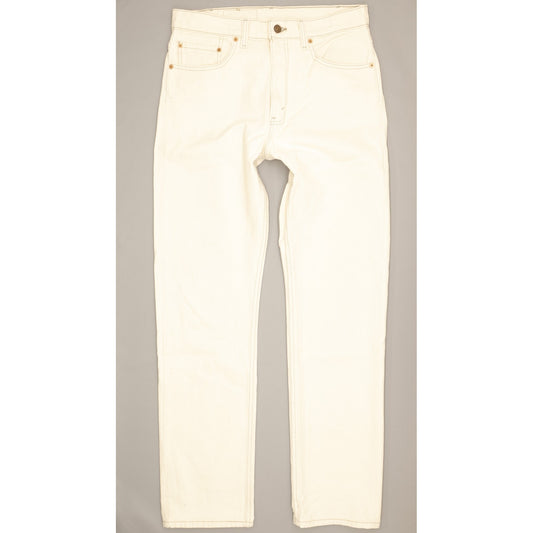 Levi's 505 Made in USA Men Beige Straight Regular Jeans W33 L32