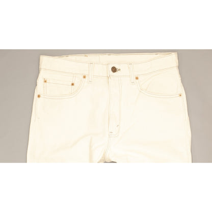 Levi's 505 Made in USA Men Beige Straight Regular Jeans W33 L32