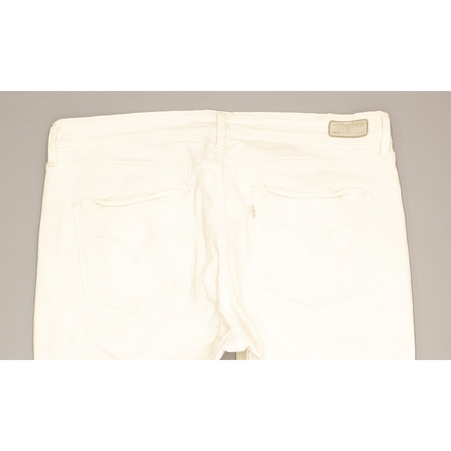 Levi's Demi Curve Women White Skinny Classic Stretch Jeans W32 L26