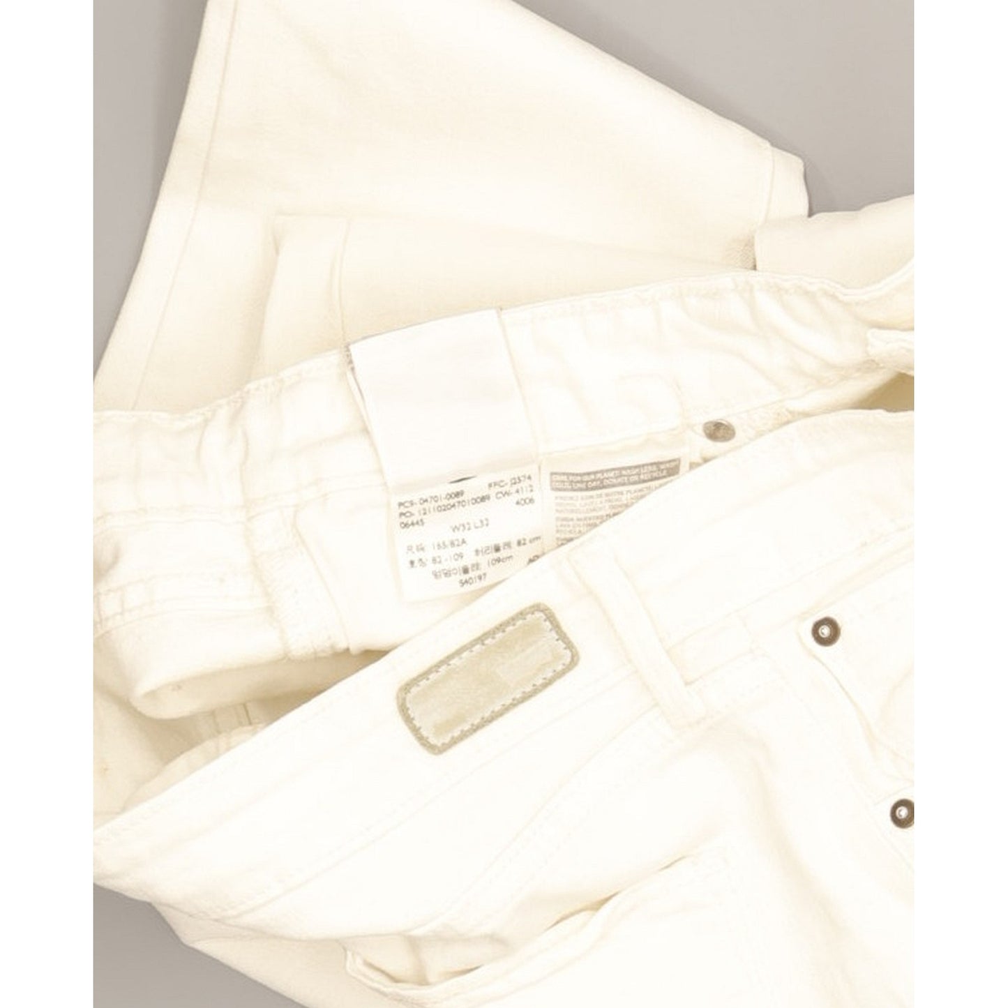 Levi's Demi Curve Women White Skinny Classic Stretch Jeans W32 L26