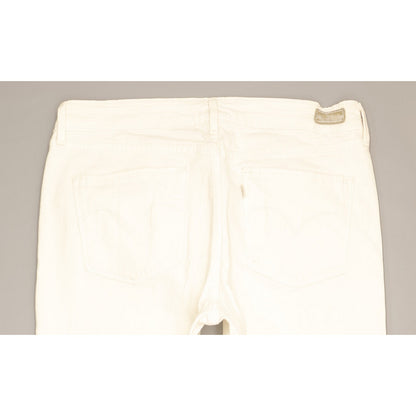 Levi's Demi Curve Women White Skinny Classic Stretch Jeans W32 L26