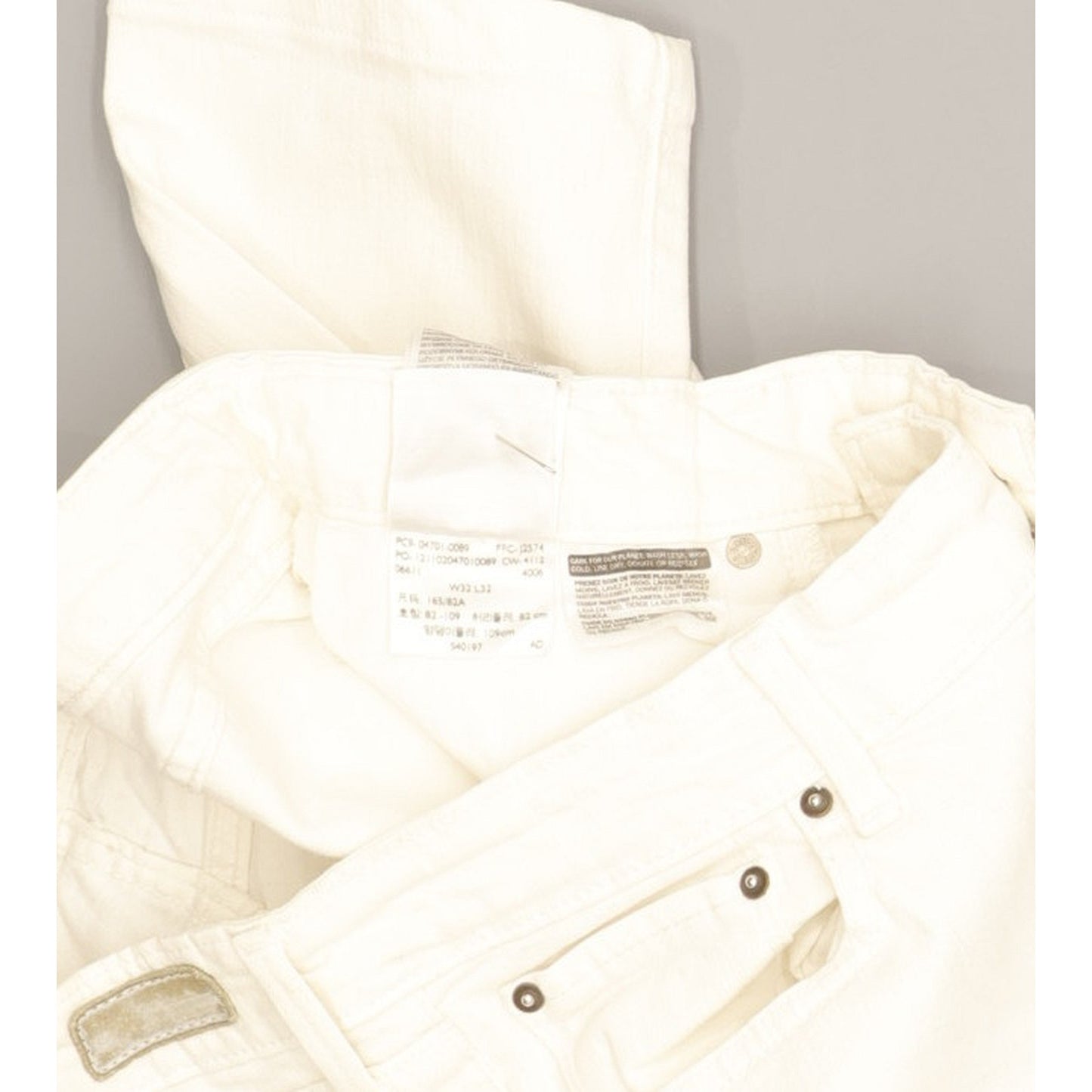 Levi's Demi Curve Women White Skinny Classic Stretch Jeans W32 L26