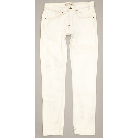 Levi's 519 Men White Straight Slim Jeans W31 L33