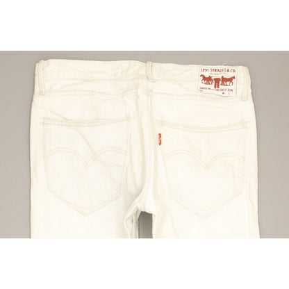 Levi's 519 Men White Straight Slim Jeans W31 L33