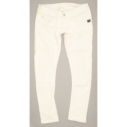 G-Star Lynn Women White Skinny Slim Stretch Jeans W32 L30
