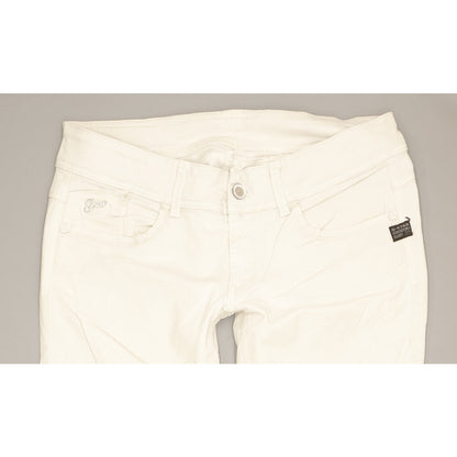 G-Star Lynn Women White Skinny Slim Stretch Jeans W32 L30