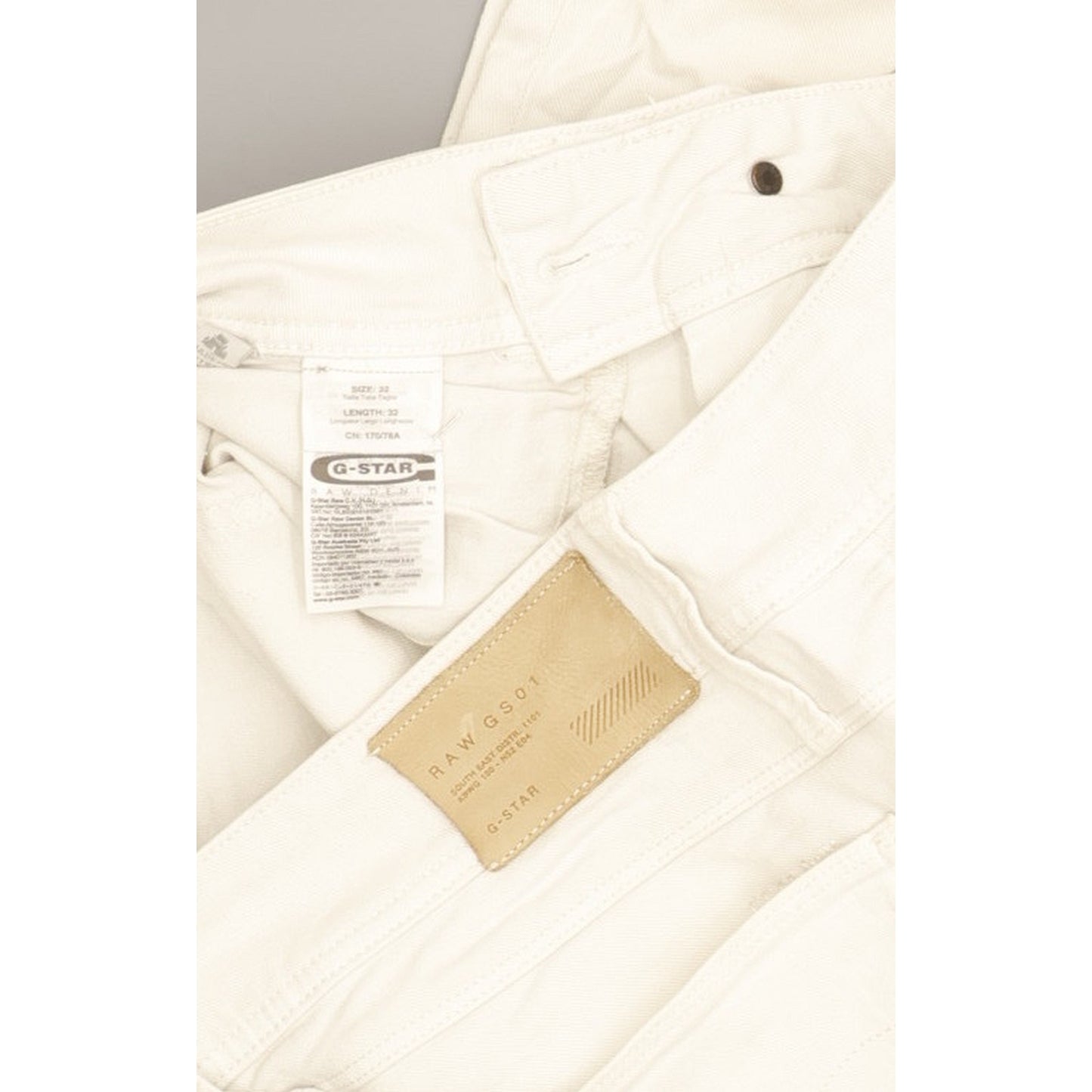 G-Star Lynn Women White Skinny Slim Stretch Jeans W32 L30