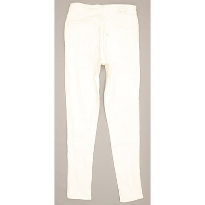 Levi's 721 Women White Skinny Regular Stretch Jeans W28 L29