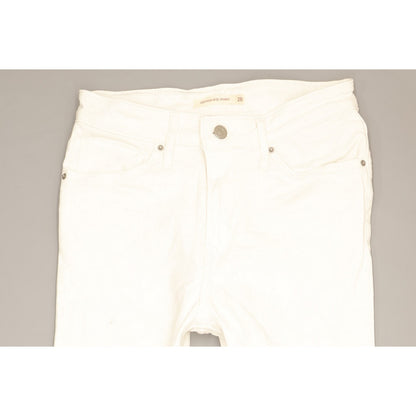 Levi's 721 Women White Skinny Regular Stretch Jeans W28 L29
