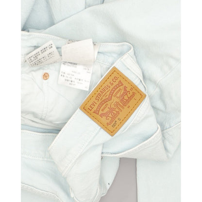 Levi's 501 Blue Straight Regular Stretch Jeans High Waisted W30 L31