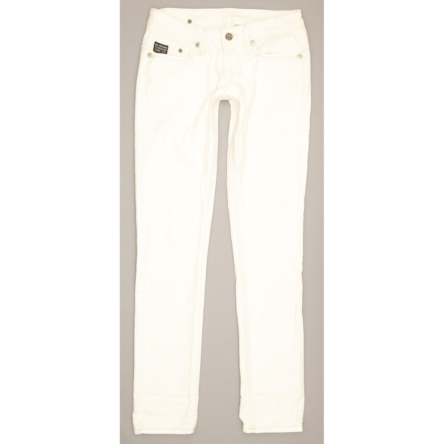 G-Star Midge Women White Skinny Slim Stretch Jeans W29 L34