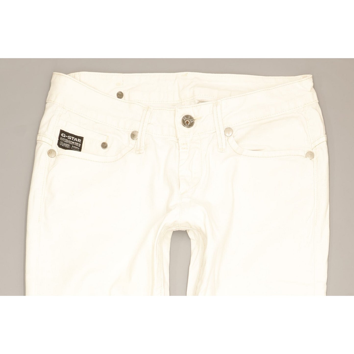 G-Star Midge Women White Skinny Slim Stretch Jeans W29 L34