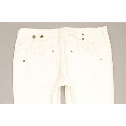 G-Star Midge Women White Skinny Slim Stretch Jeans W29 L34