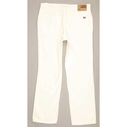 Mustang Tramper Men White Straight Regular Stretch Jeans W35 L29