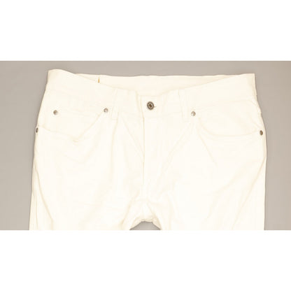 Mustang Tramper Men White Straight Regular Stretch Jeans W35 L29