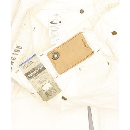 G-Star Jack Men White Straight Regular Jeans W32 L34