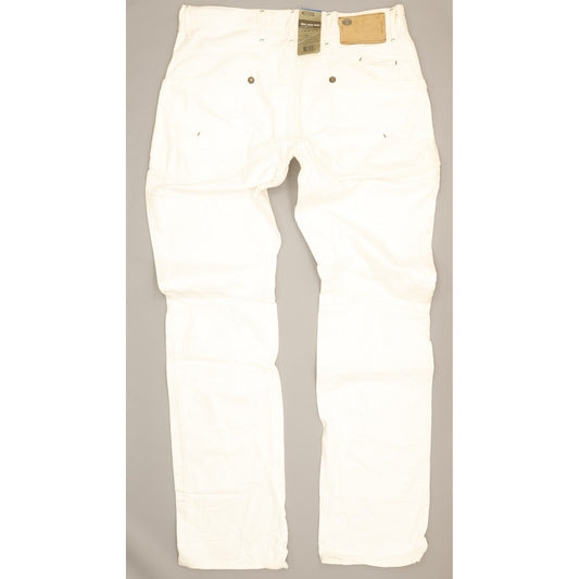 G-Star Jack Men White Straight Regular Jeans W36 L36