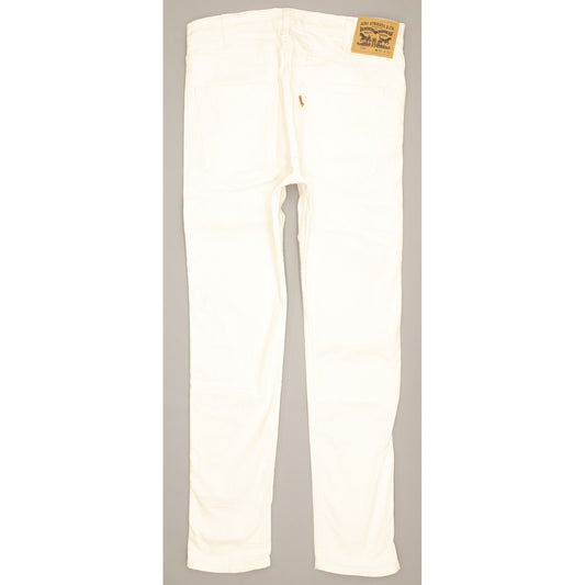 Levi's 510 Men White Skinny Slim Stretch Jeans W32 L30