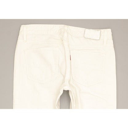 Levi's 531 Women White Skinny Slim Jeans W26 L28